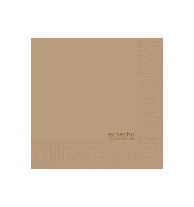 SERV. DUNISOFT 40X40 MARRON ECO 178638 C/720