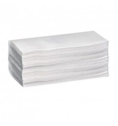 SERVILLETA 2C BLANCA 21X11,25 "V" PASTA C/8.000