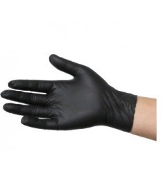 GUANTE NITRILO NEGRO SENSITIVE T-M P/100
