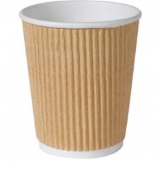 VASO 240 TRIPLE PARED PAP/PLA MARRON 161197 C/500