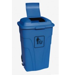 CONTEN.120 C/PEDAL AZUL R7302A