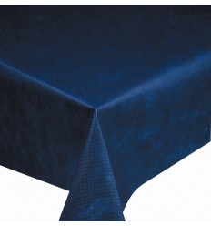 MANTEL 1,6X1,6 POL. AZUL OSCURO C/80