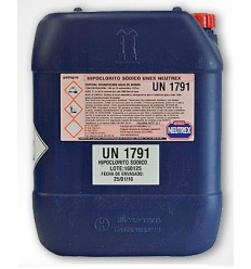 HIPOCLORITO SODICO G/25 KG.