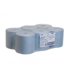 TOALLA-ROLL.304 AZUL R6668 C/6