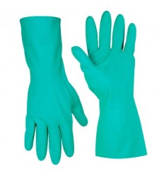 GUANTE NITRILO VERDE T-L