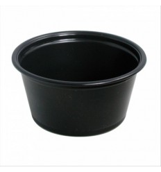 TARRINA PP 60ML NEGRO R130.15 P/125 SUELTO
