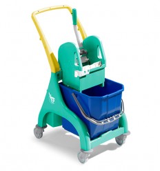 CARRO NICK VERDE 25 LTS CON ASA/U PRENSA TEC R6249