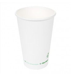 VASO 480ML BLANCO"PLASTIC FREE" *255.23* C/1.000