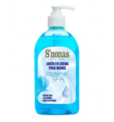 JABON CREMA *SPA* C/DOSIFICADOR S´NONAS B/500ML