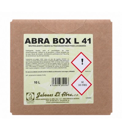 ABRA BOX L41 NEUTRALIZANTE TEXTIL BIB/10L