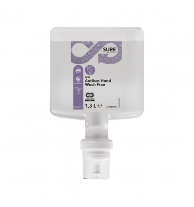 SURE ANTIBAC HAND WASH FREE 101109476 C/4X1,3L