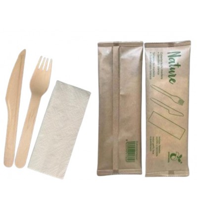 SET TENEDOR+CUCHILLO + SERV.BLANC CUMADE47 C/200