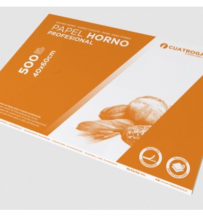 PAPEL HORNO 40X60 SILICONADO BLANCO C/500