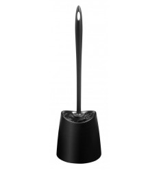 ESCOBILLA + SOPORTE WC *NEGRO* R02093