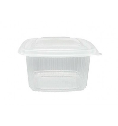 RECIP. BISAGRA PP OVAL 1500ML C/TAPA *SUELTO* P/50