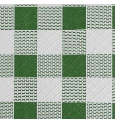 MANTEL 1X1 CUADRO VERDE/BLANCO C/400