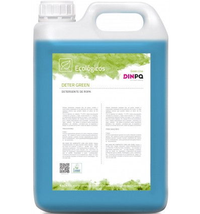 DETER GREEN JABON LAVADORA ECOLOGICO G/5
