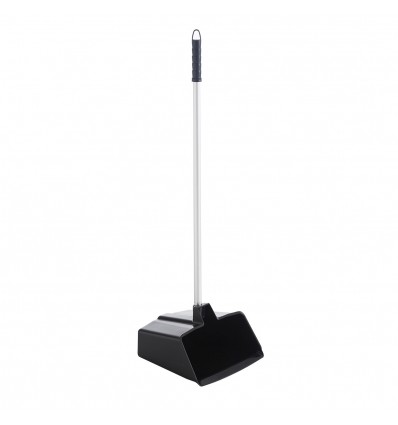 RECOGEDOR INDUST.NEGRO C/PALO ALUMINIO R90200