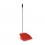 RECOGEDOR C/GOMA+PALO METAL.ROSCA ROJO R09024