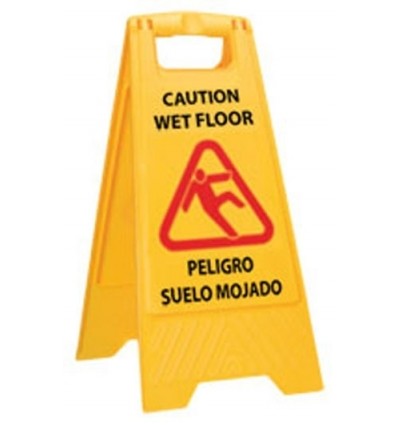 SEÑAL AVISO PISO MOJADO R3042