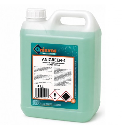 ANIGREEN-4 LIMPIADOR SUELOS NEUTRO G/5