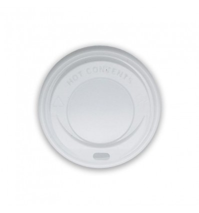 TAPA VASO 8 OZ BLANCA TAVAPA-5 P/100