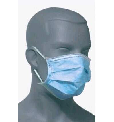 MASCARILLA 3C. QUIRURGICA DK01BB AZUL C/40X50