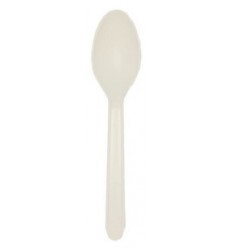 CUCHARITA POSTRE BLANCO CUCPLA-41 SUELTAS P/100