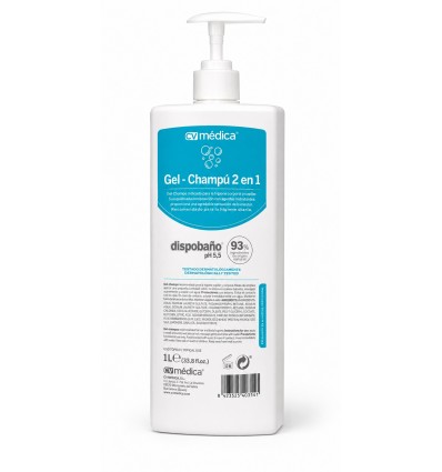 GEL-CHAMPU 700C DISPOBAÑO 1L C/PULSADOR C/12